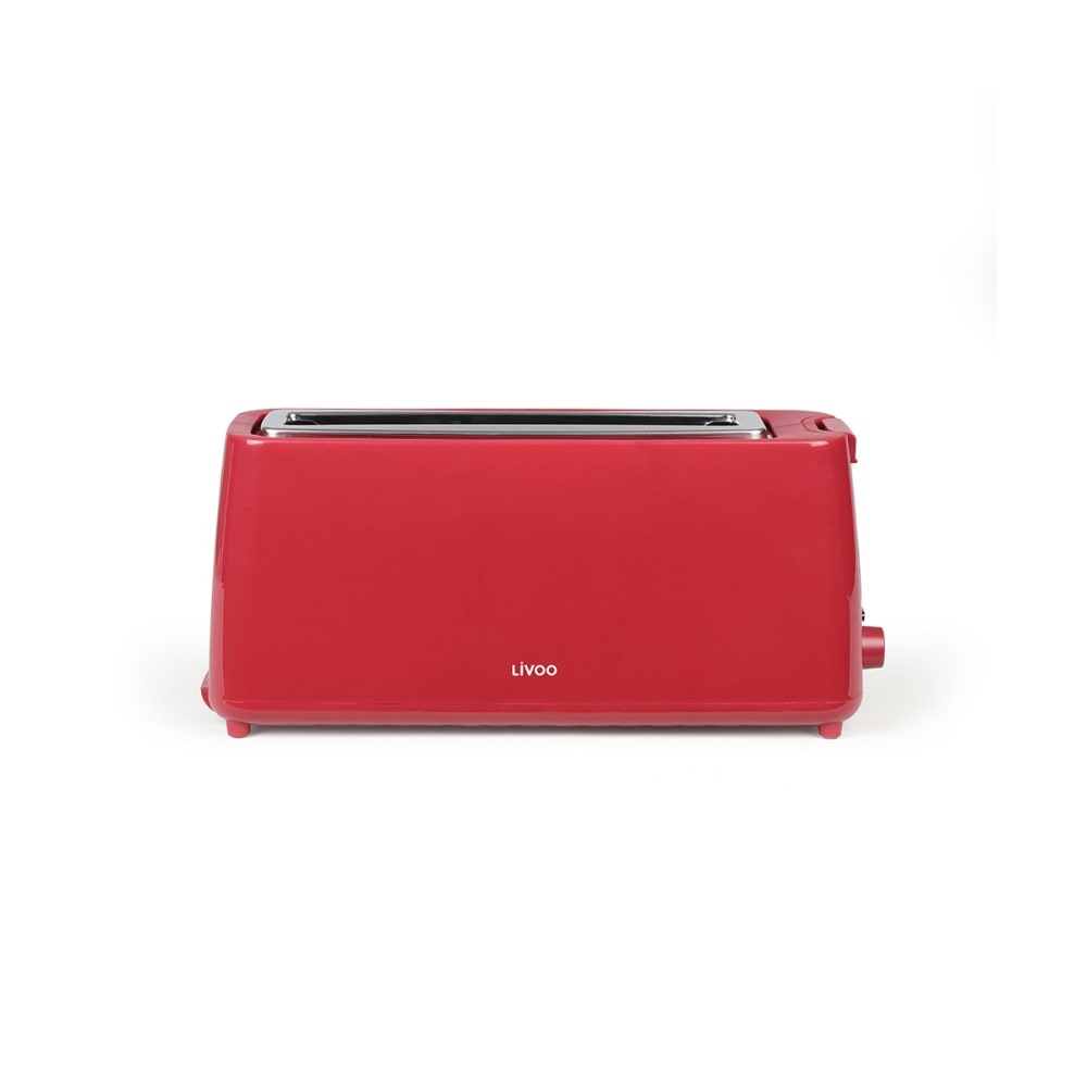 Grille-pain fente longue rouge chili
