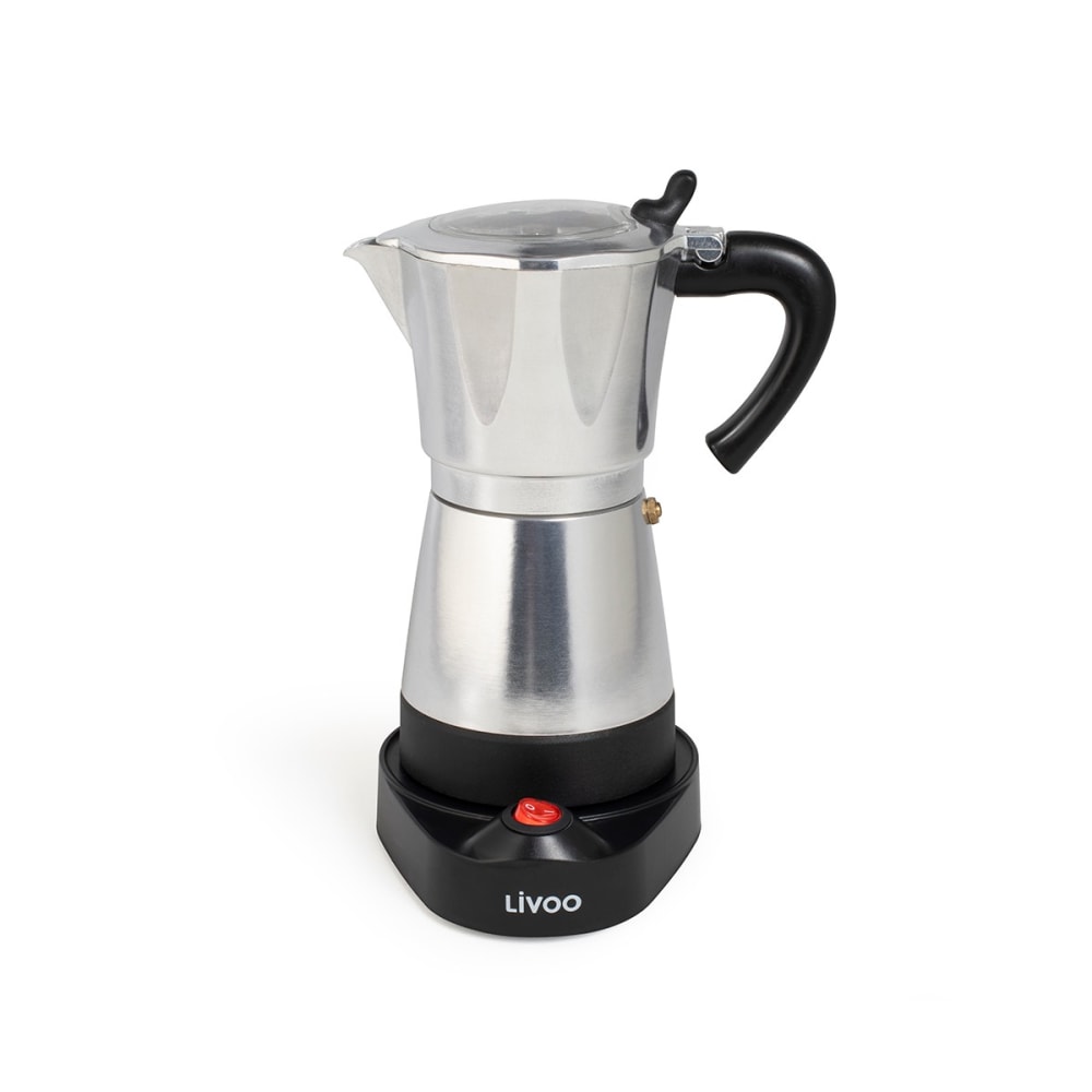 Cafetière italienne électrique argent Cafetière italienne électrique argent