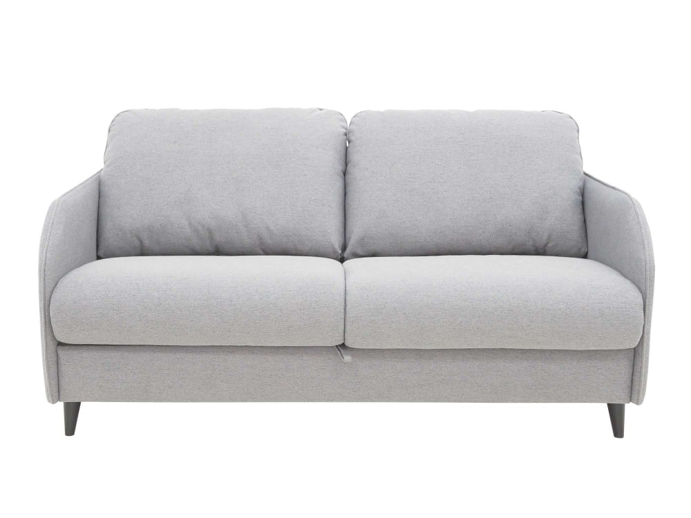 Canapé convertible express 3 places en tissu matelas 11 cm gris - Maisons du Monde