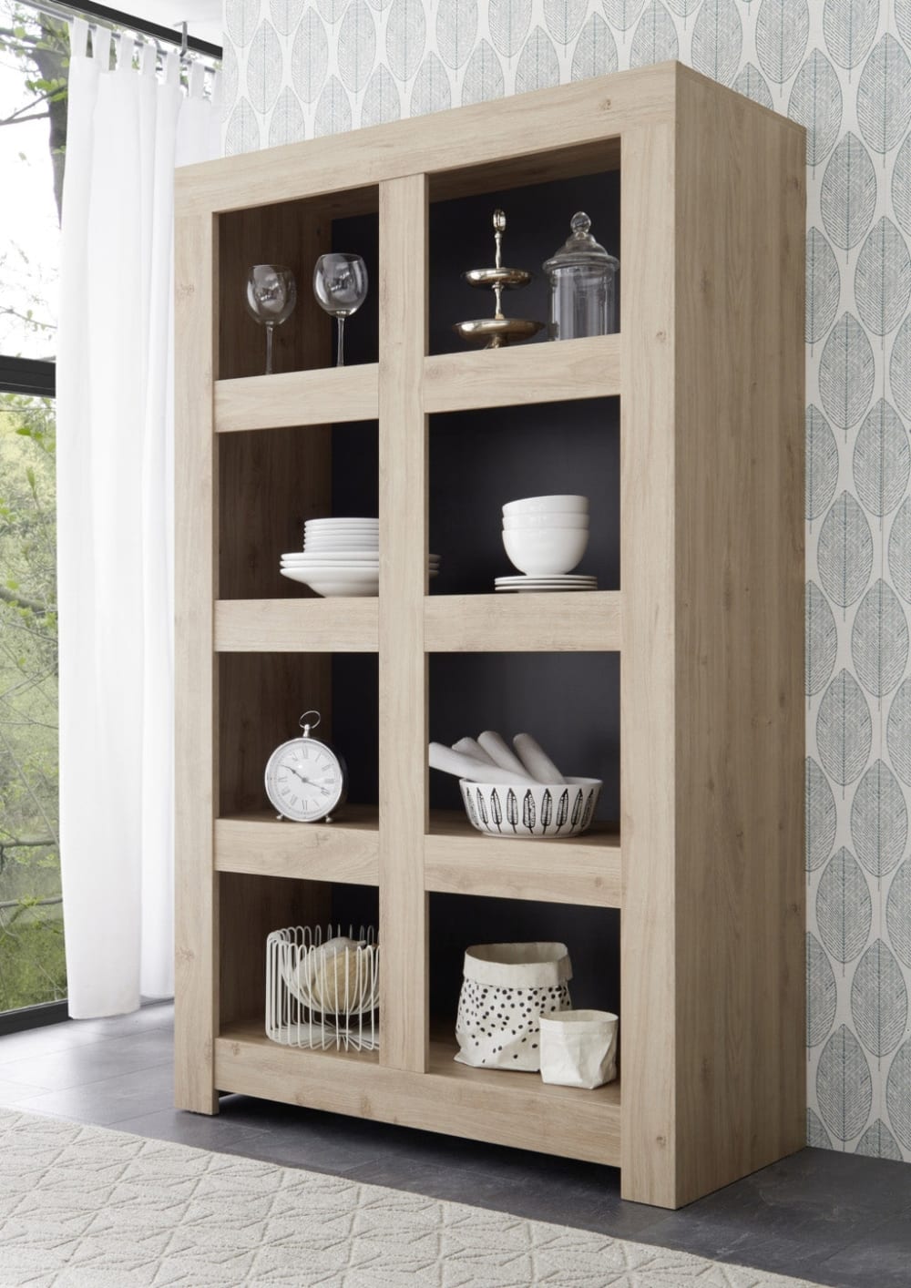 Buffet en MDF chêne foncé - Maisons du Monde