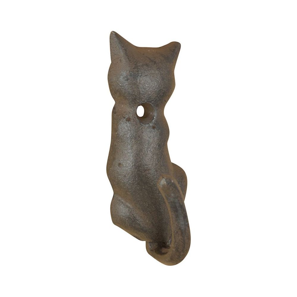 Patère queue d'animal en fonte (lot de 2) chat - Maisons du Monde