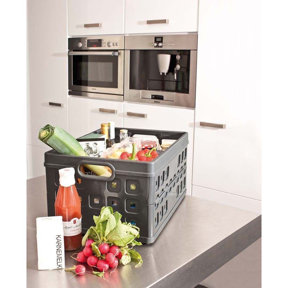Boîte pliante de transport ou rangement square 32 litres - Maisons du Monde