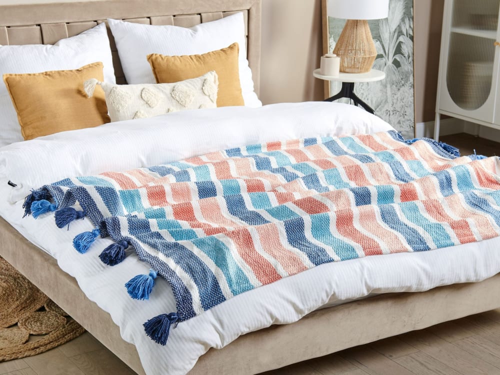 Couverture en polyester multicolore 150x130cm — vue 4