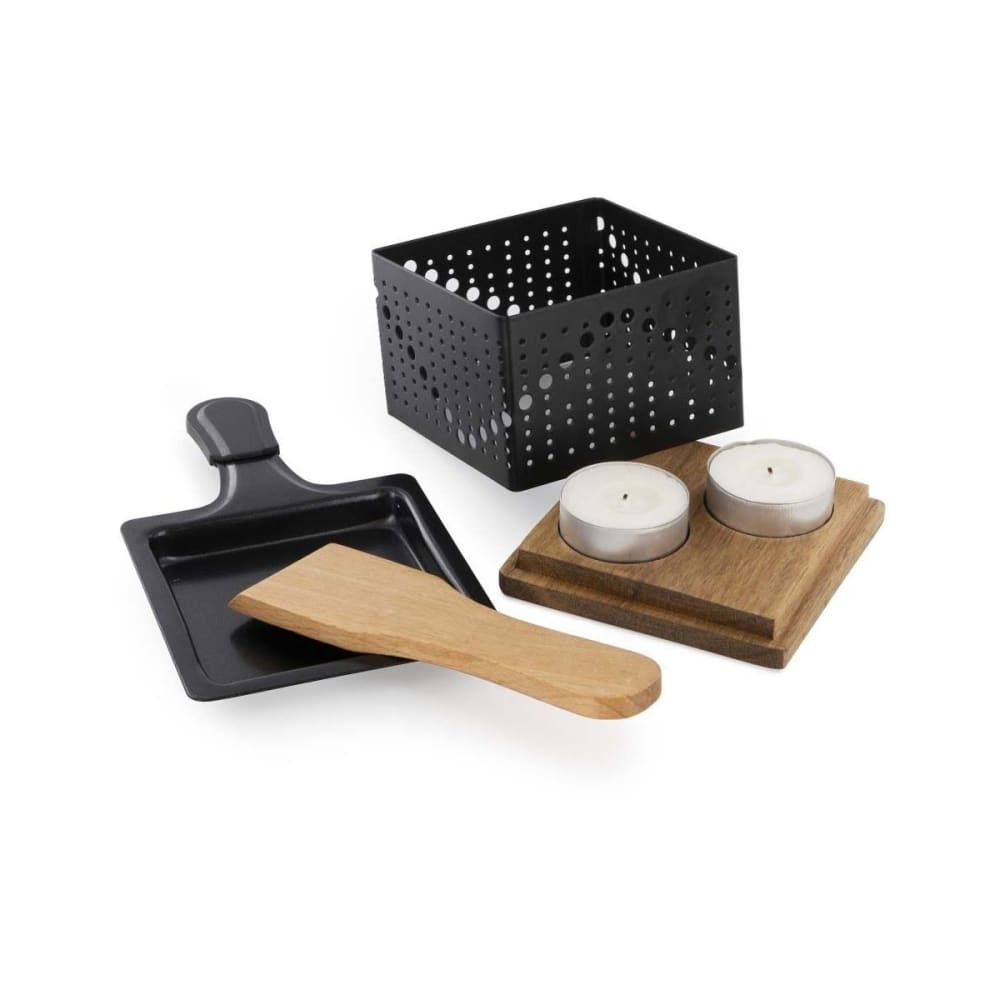Cook Concept Raclette individuelle à la bougie Noir Métal