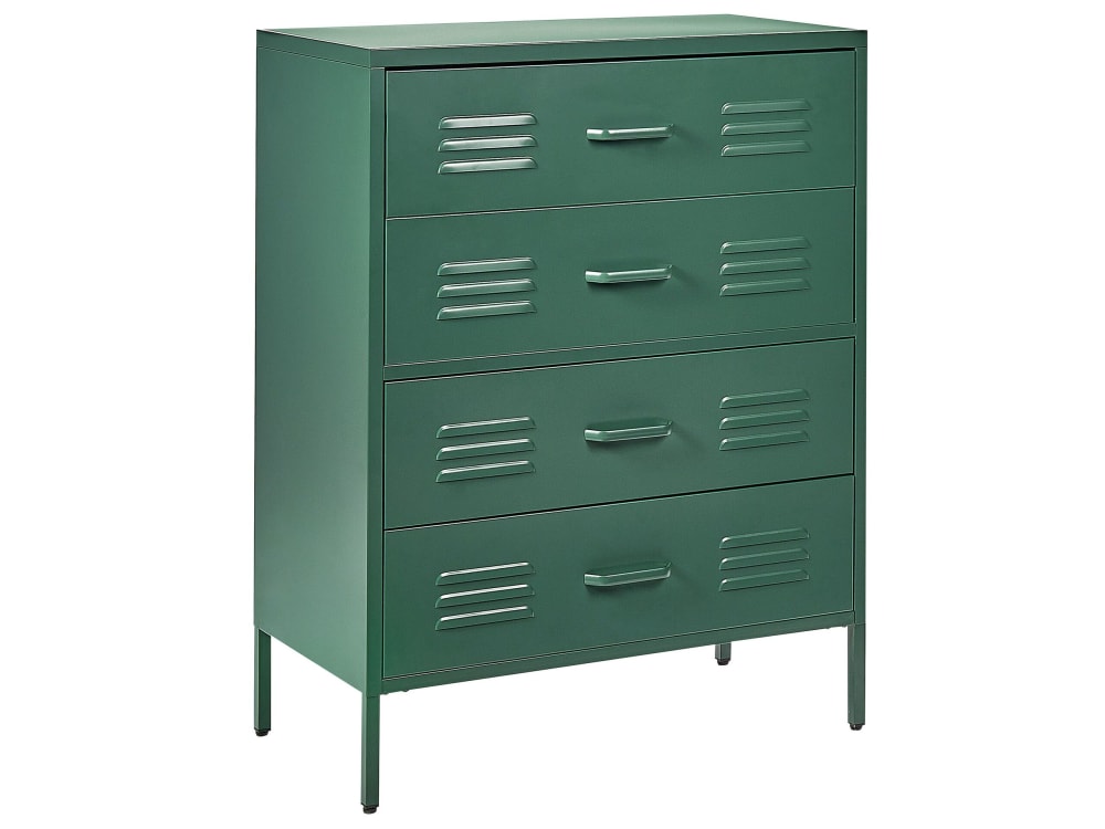 BüRoschrank Aus Stahl 102Cm, GrüN