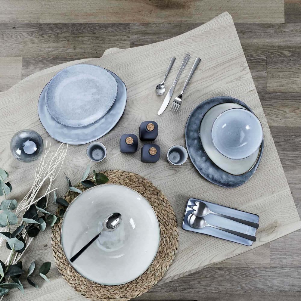 Grand saladier natural au gré du temps gris - Maisons du Monde
