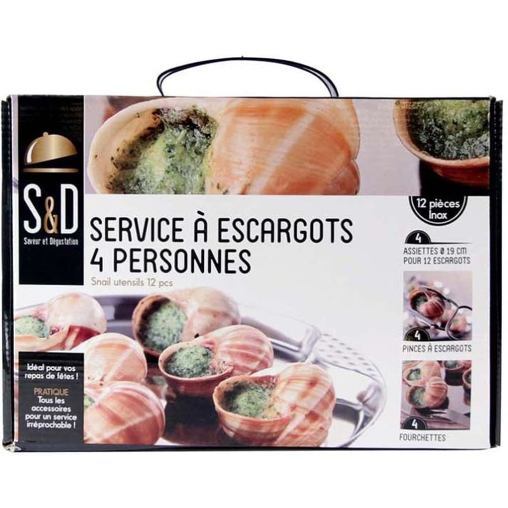 Service à escargots 4 personnes - Maisons du Monde
