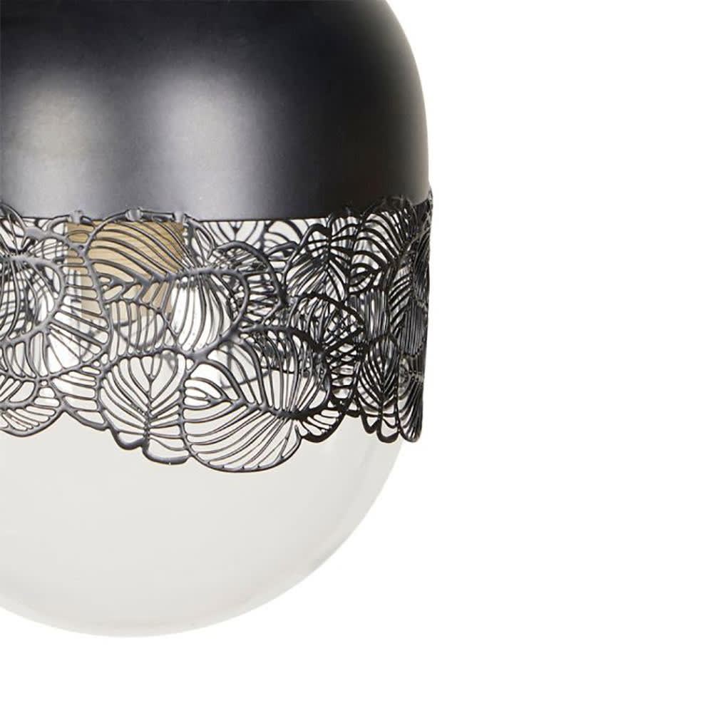 Suspension triple métal noir stilla — vue 3