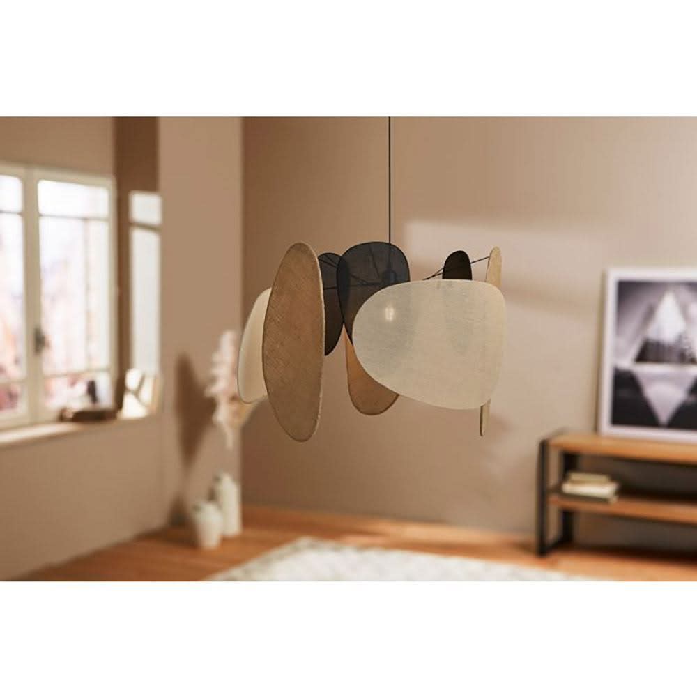 Suspension métal lin jute almeria d66 — vue 3