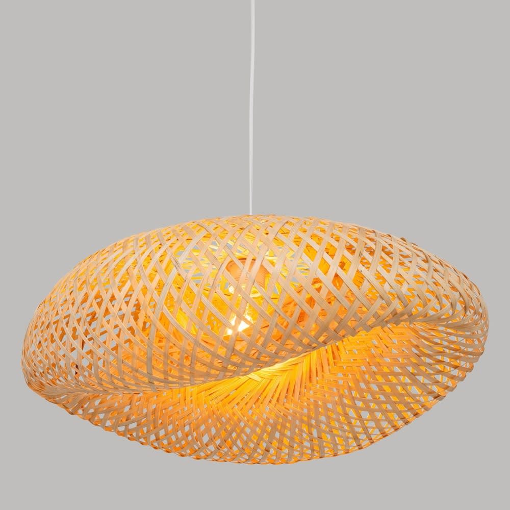 Suspension bambou beddy naturel d50 — vue 4