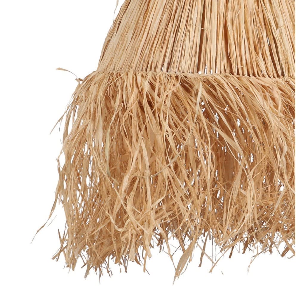 Suspension palma raphia franges h70 — vue 3