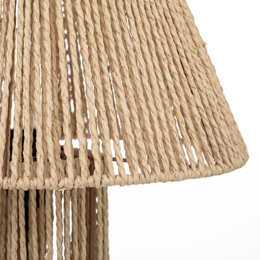 Lampe corde adria naturel h38 — vue 3