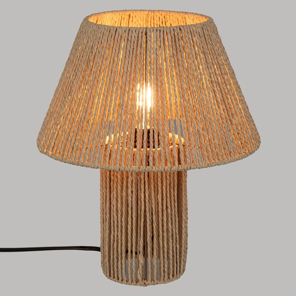 Lampe corde adria naturel h38 — vue 4