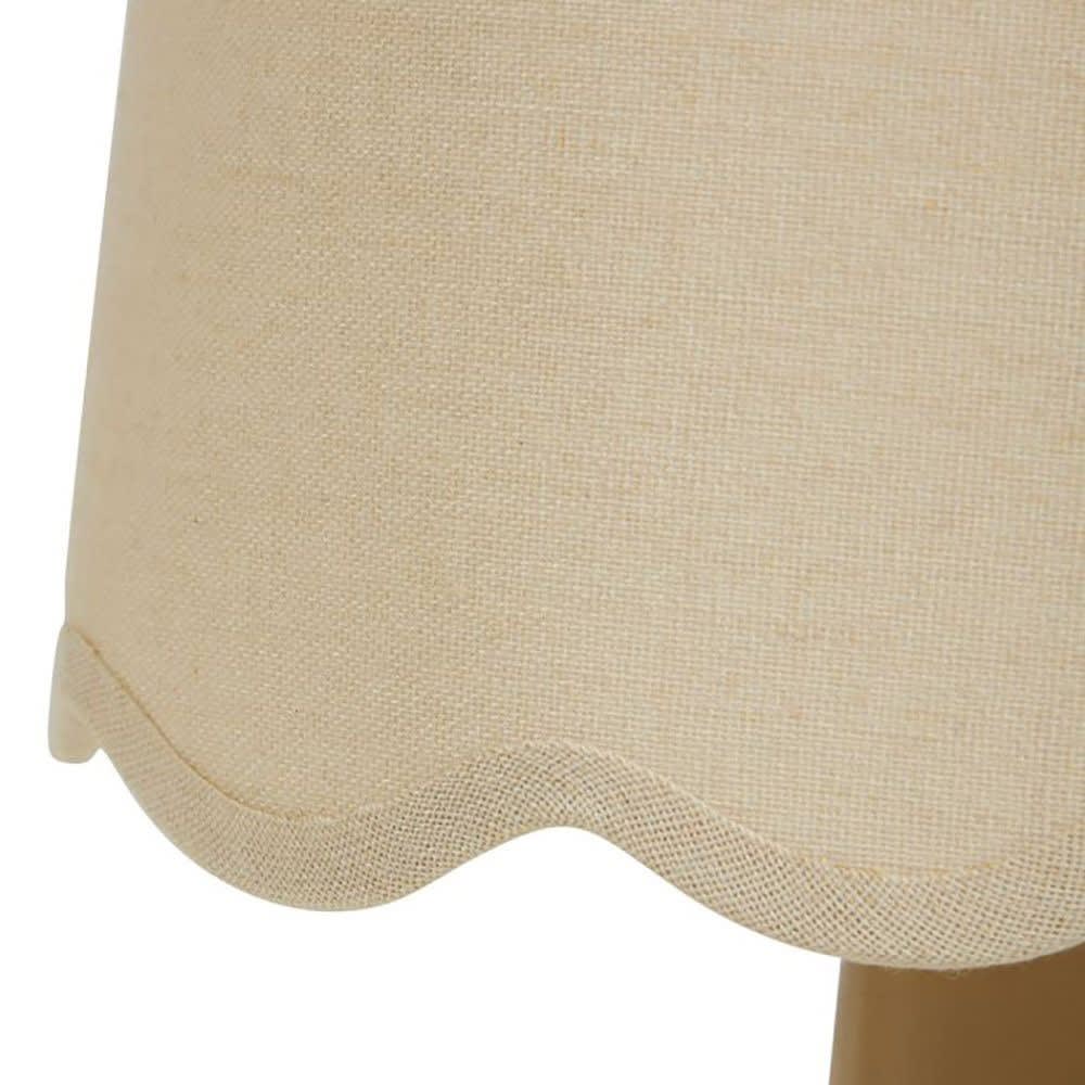 Lampe céramique lin mathilde nude — vue 3