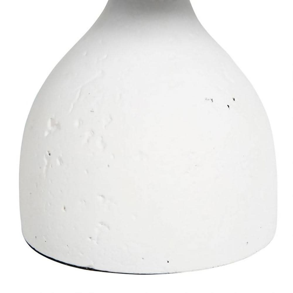 Lampe ciment portland blanche noire — vue 4