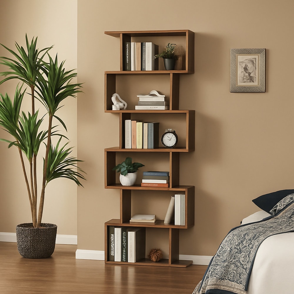 Bibliothèque effet bois beige 80x25 cm - Maisons du Monde
