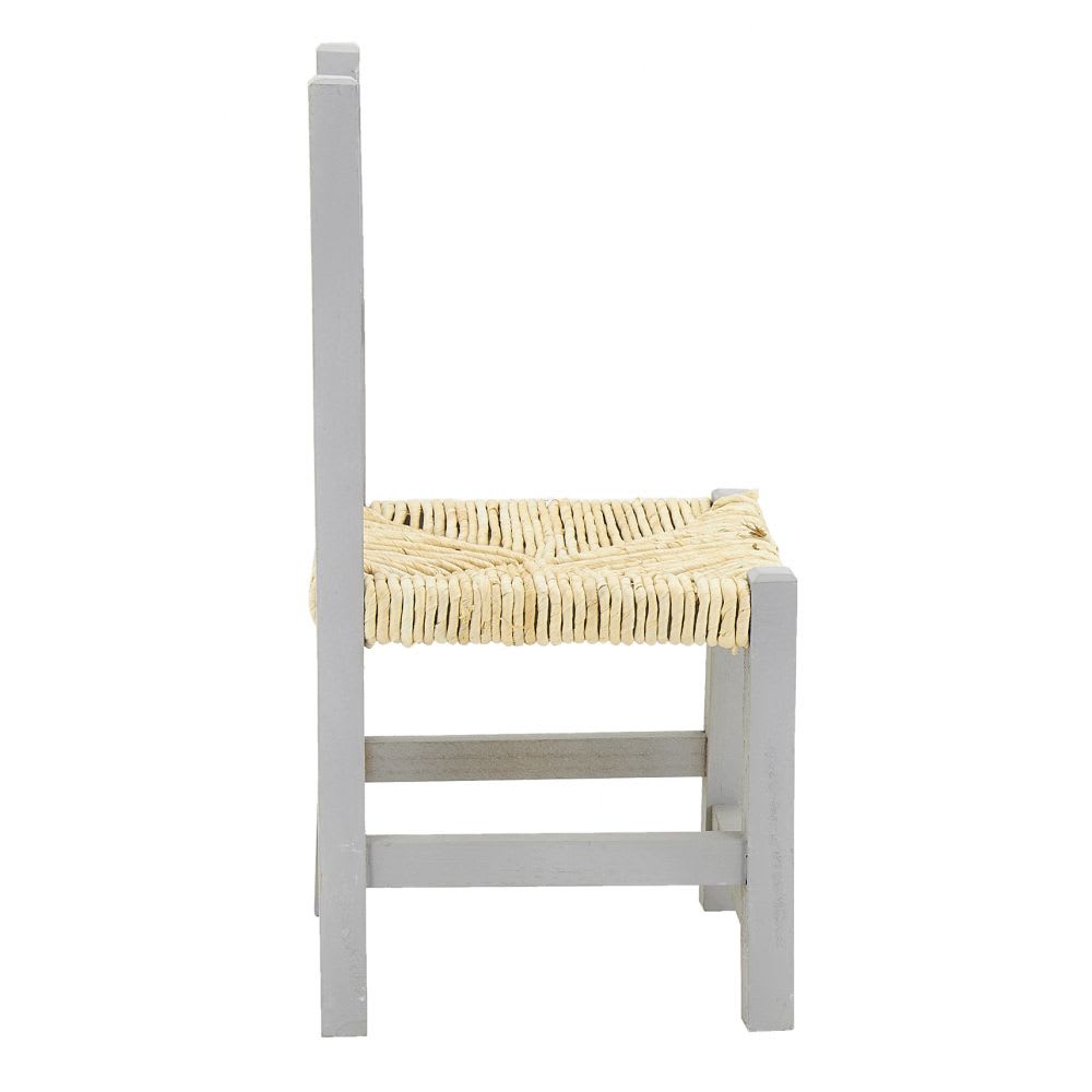 Chaise enfant en bois gris (Aubry Gaspard) - Image 1