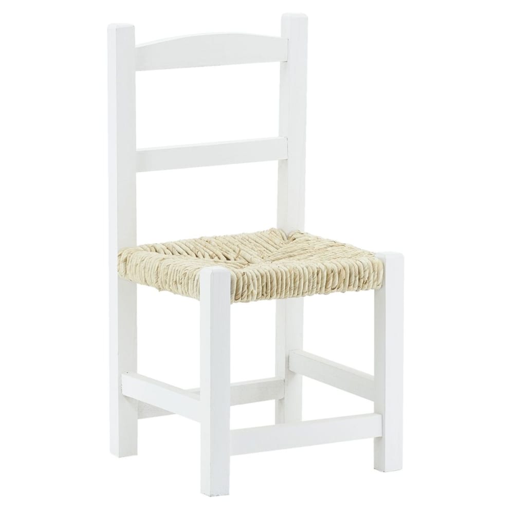 Aubry Gaspard - Chaise enfant en bois blanc
