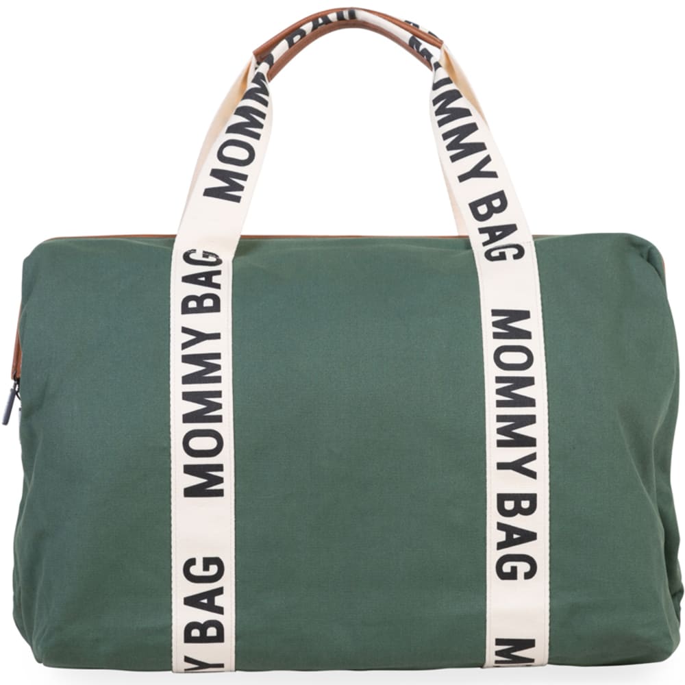 Sac à langer Mommy bag signature Canvas vert