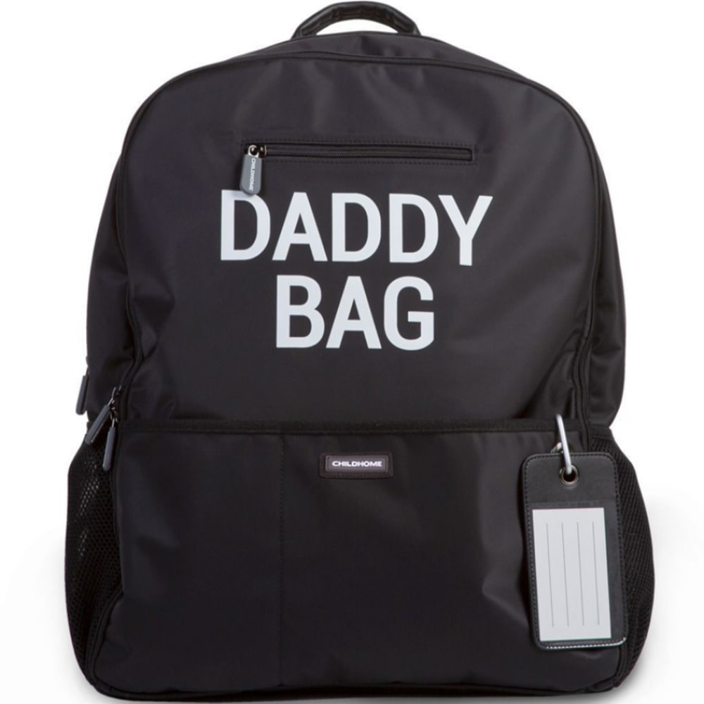 Childhome Sac à dos à langer Family club Noir Tissu - 36x48x20cm