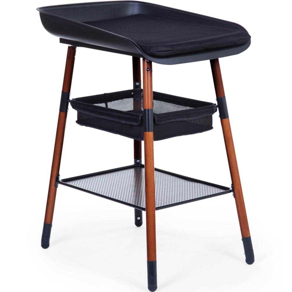 Childhome Table à langer Evolux noire Noir Bois - 60x80x98cm