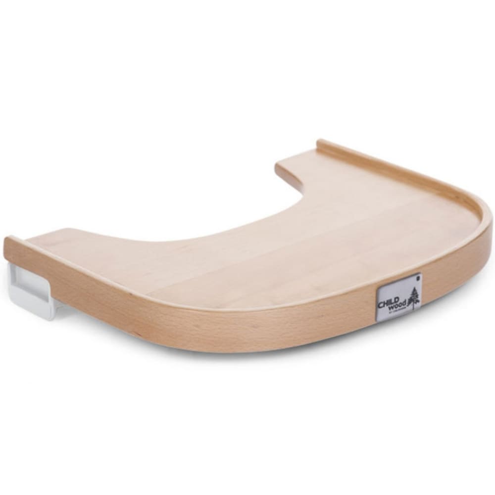 Childhome Tablette de repas amovible Beige Bois - 33x4x47cm