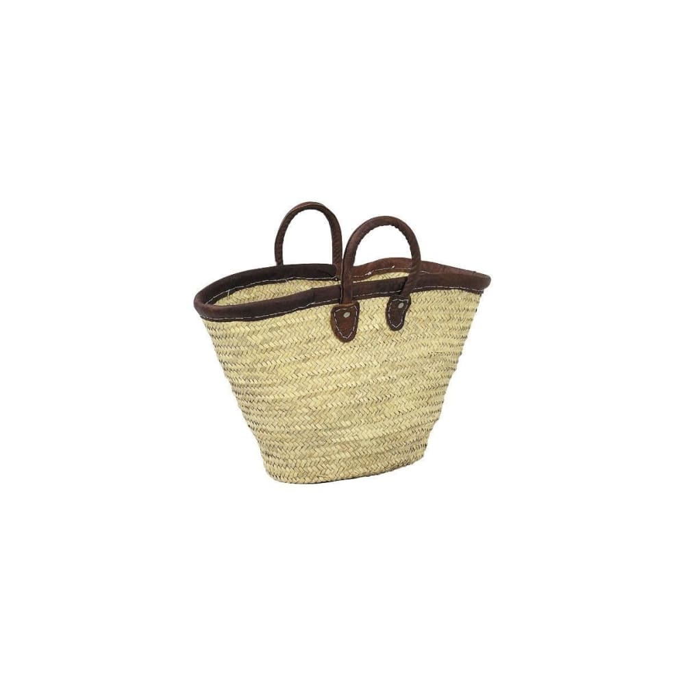 Aubry Gaspard Panier de marché 55cm Multicolore Cuir