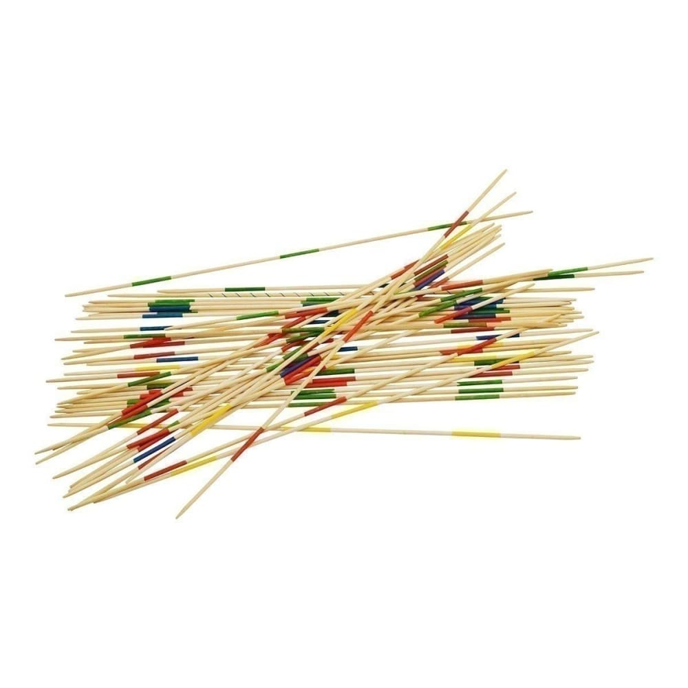 Traditional Garden Games Jeu de mikado de jardin géant 90cm Multicolore Bois