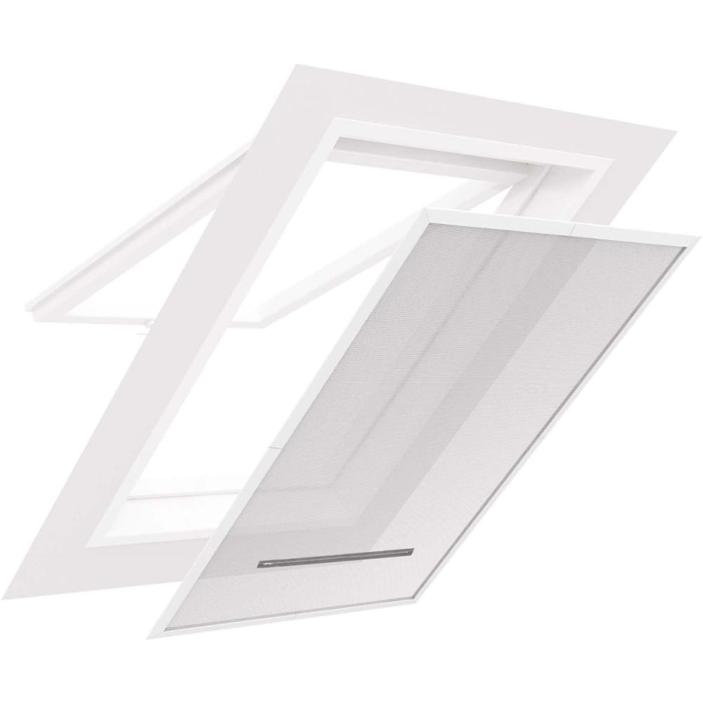 Moustiquaire pour fenêtre de toit blanc