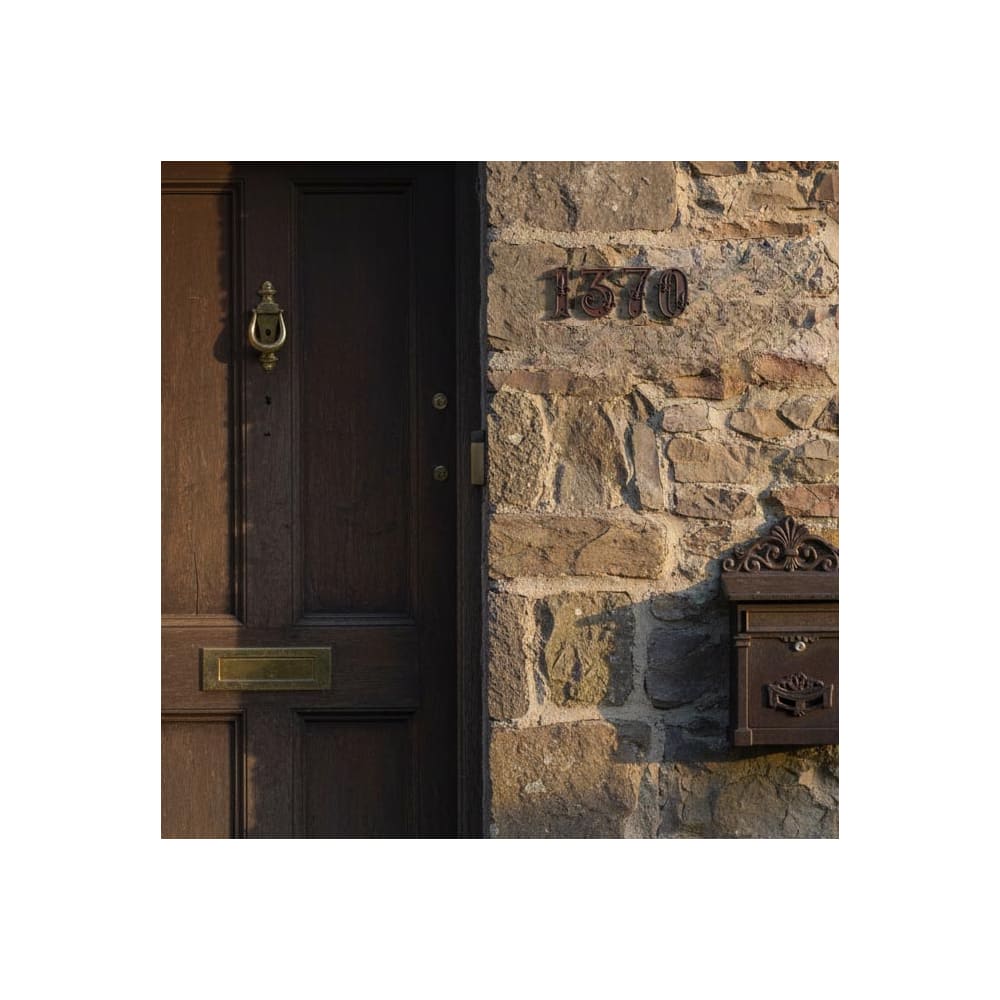 Numéro de maison en fonte chiffre 3 - Maisons du Monde