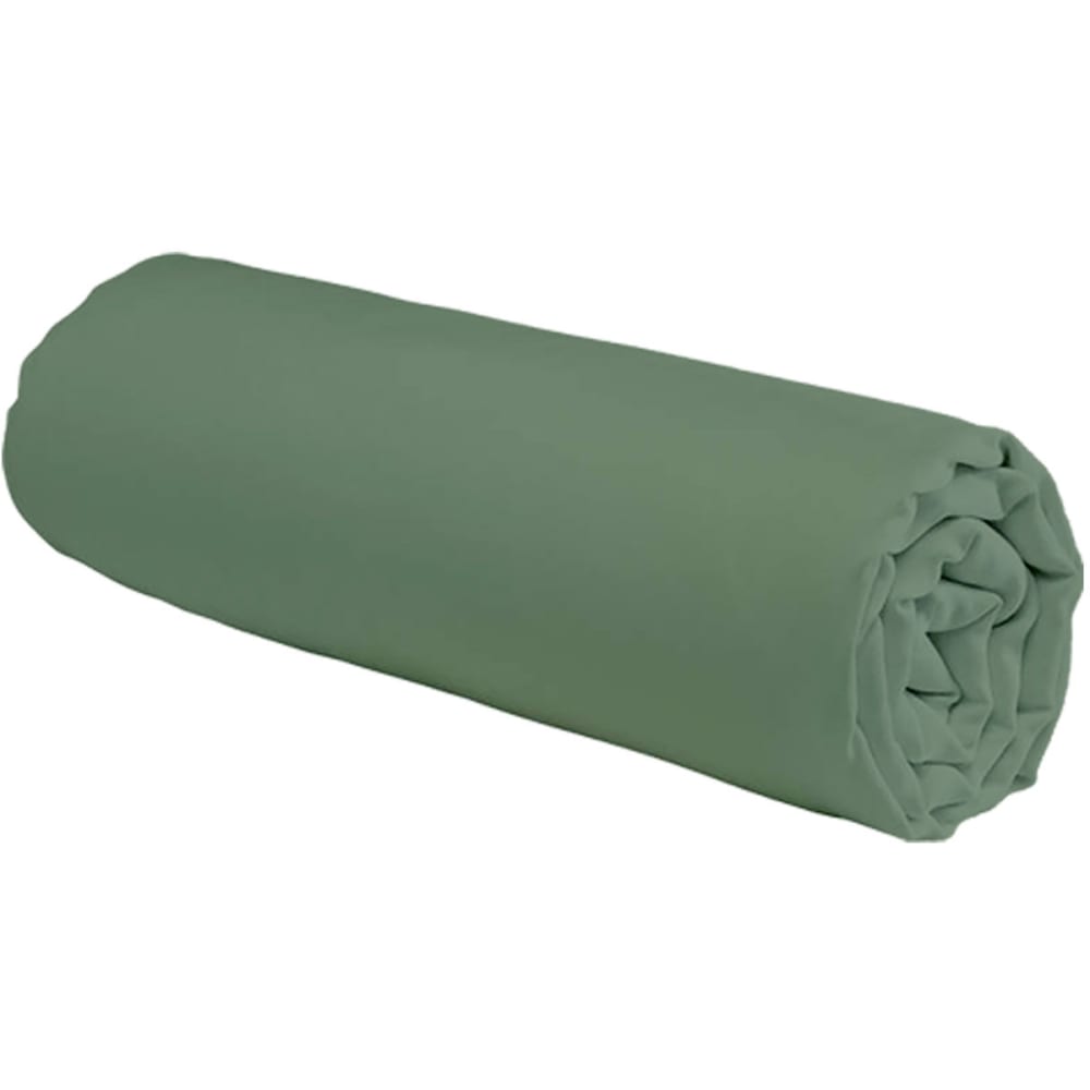 Drap housse uni coton eucalyptus 140x200cm - Maisons du Monde