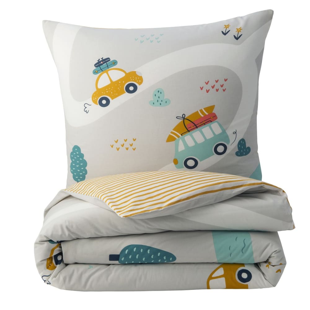 Parure de lit enfant circuit voiture 140x200cm - Maisons du Monde