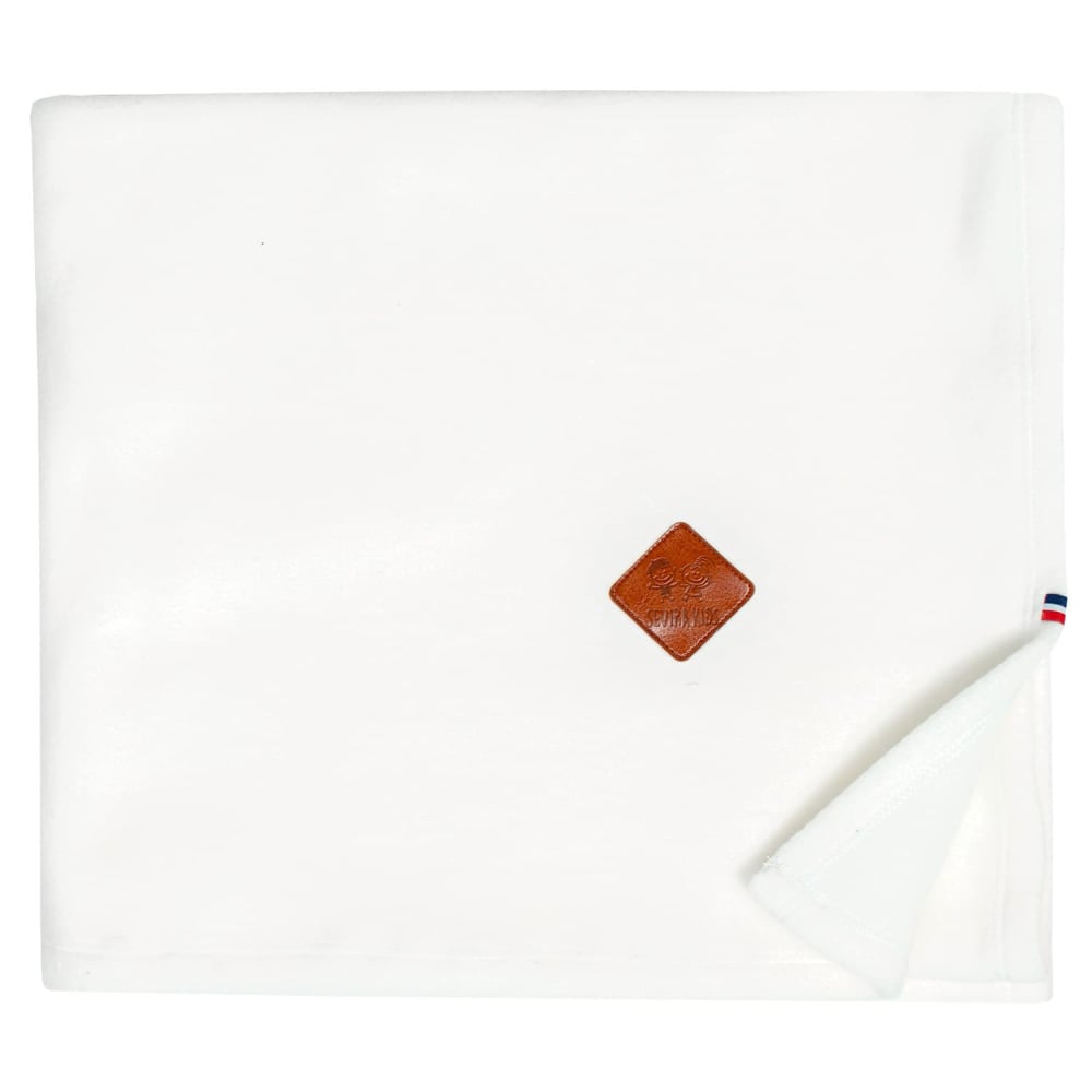 Sevira Kids Ultra-weiche fleecedecke aus 100% baumwolle style classic chic Beige Öko-Tex Zertifikat Baby