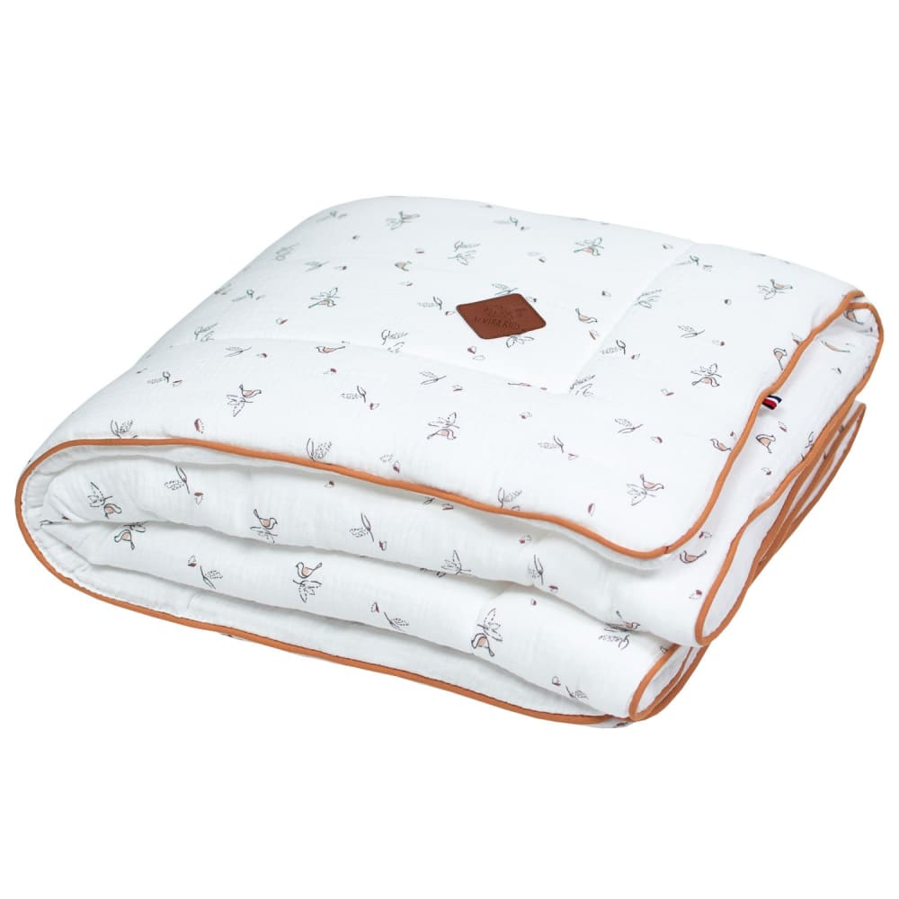 Sevira Kids - Couverture En Gaze De Coton Melody Blanc