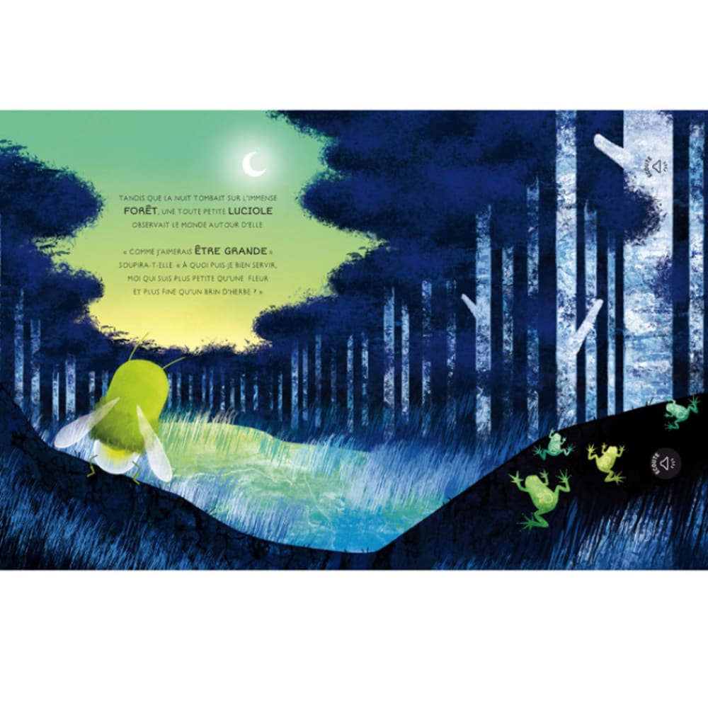Livre sonore bébé dans la forêt  23x30 cm (Sassi Junior) - Image 2