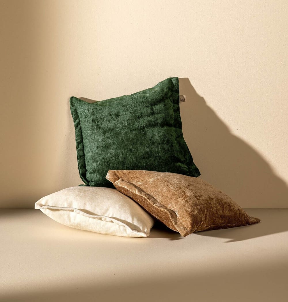 Housse de coussin vert 45x45 cm - Maisons du Monde