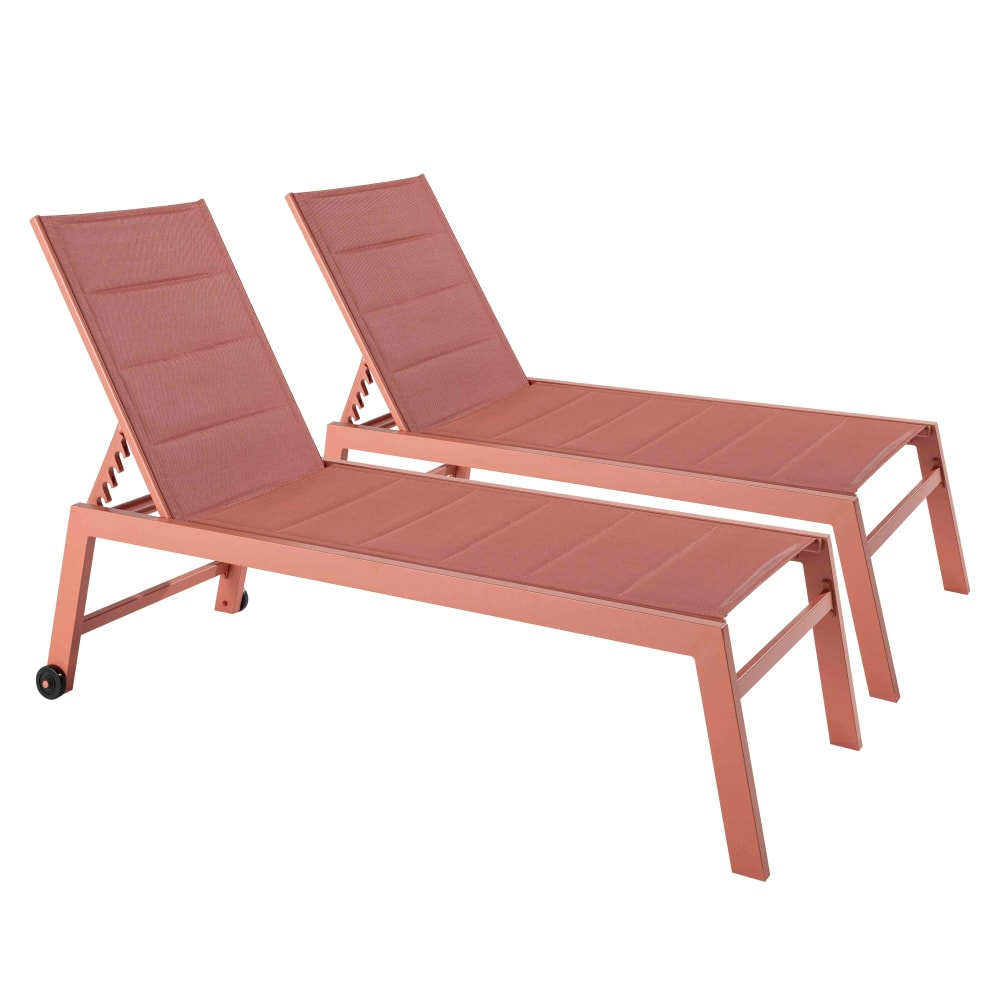 Lot 2 bains soleil - aluminium