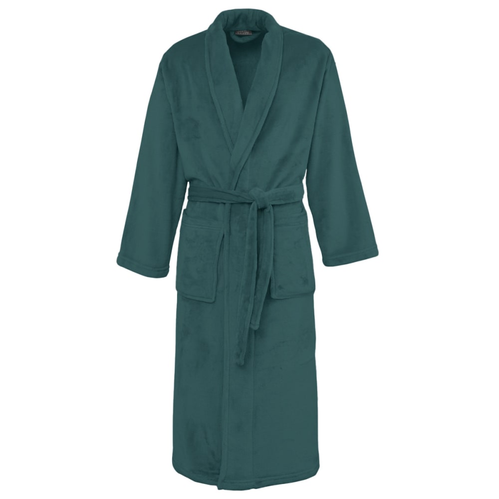 Peignoir polaire chaud & doux petrol s