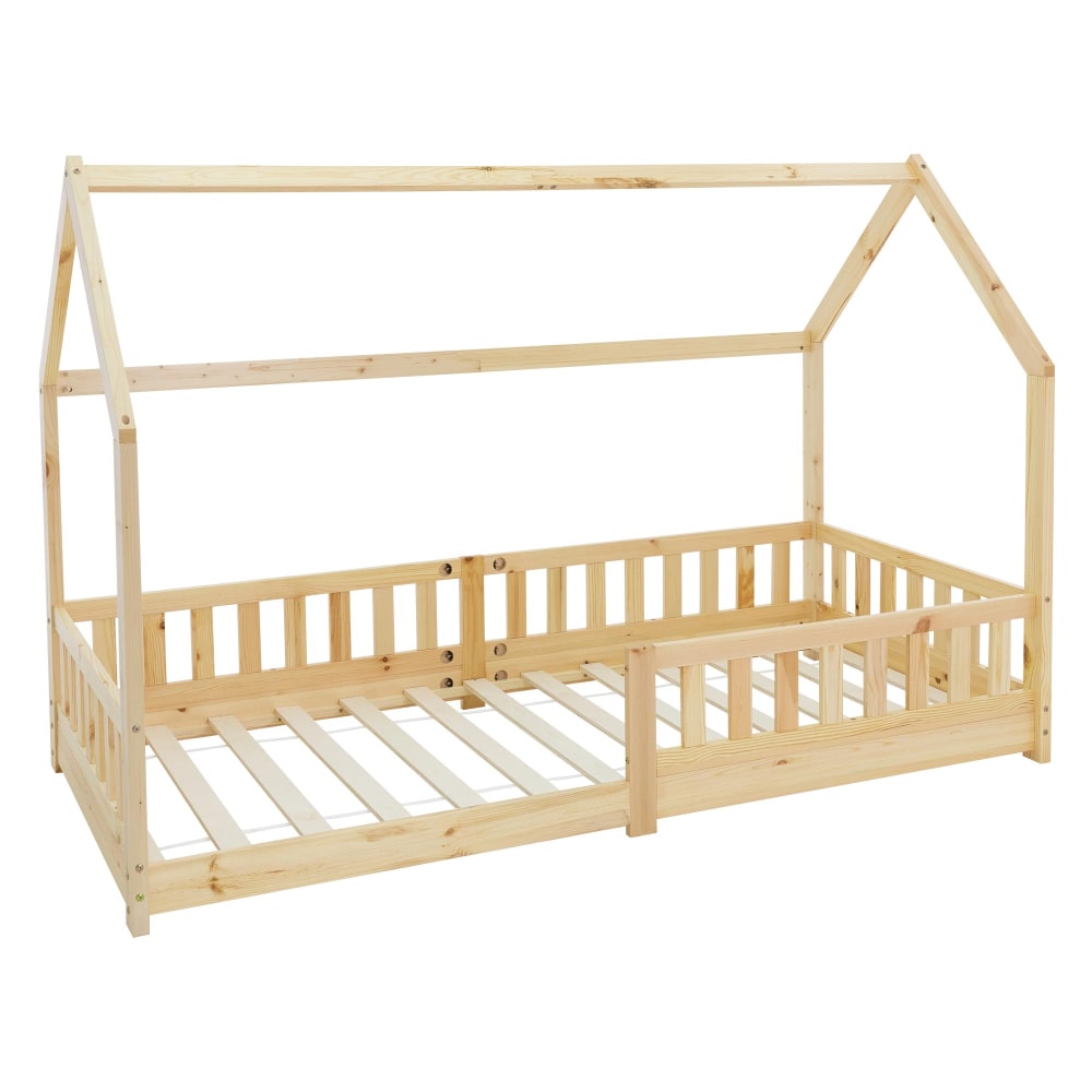 Lit cabane enfant 90x200 - bois