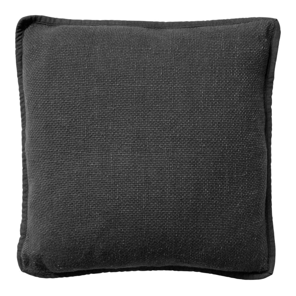 Dutch Decor Coussin Noir 45x45 cm style contemporain Noir Coton