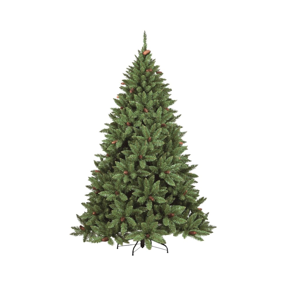 Dmora Grüner künstlicher Weihnachtsbaum, Höhe 150 cm style modern Grün Pp - Polypropylen