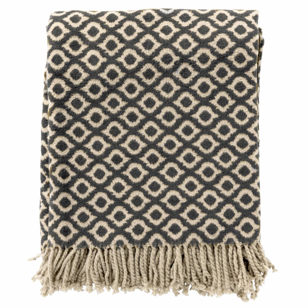 Plaid aus Baumwolle und Acryl 150x200 cm - Maisons Du Monde