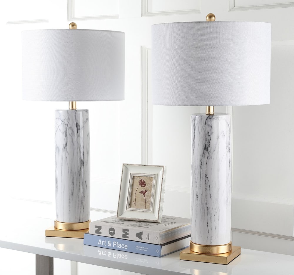 2er-Set tischlampen aus Keramik, Schwarz - Maisons Du Monde