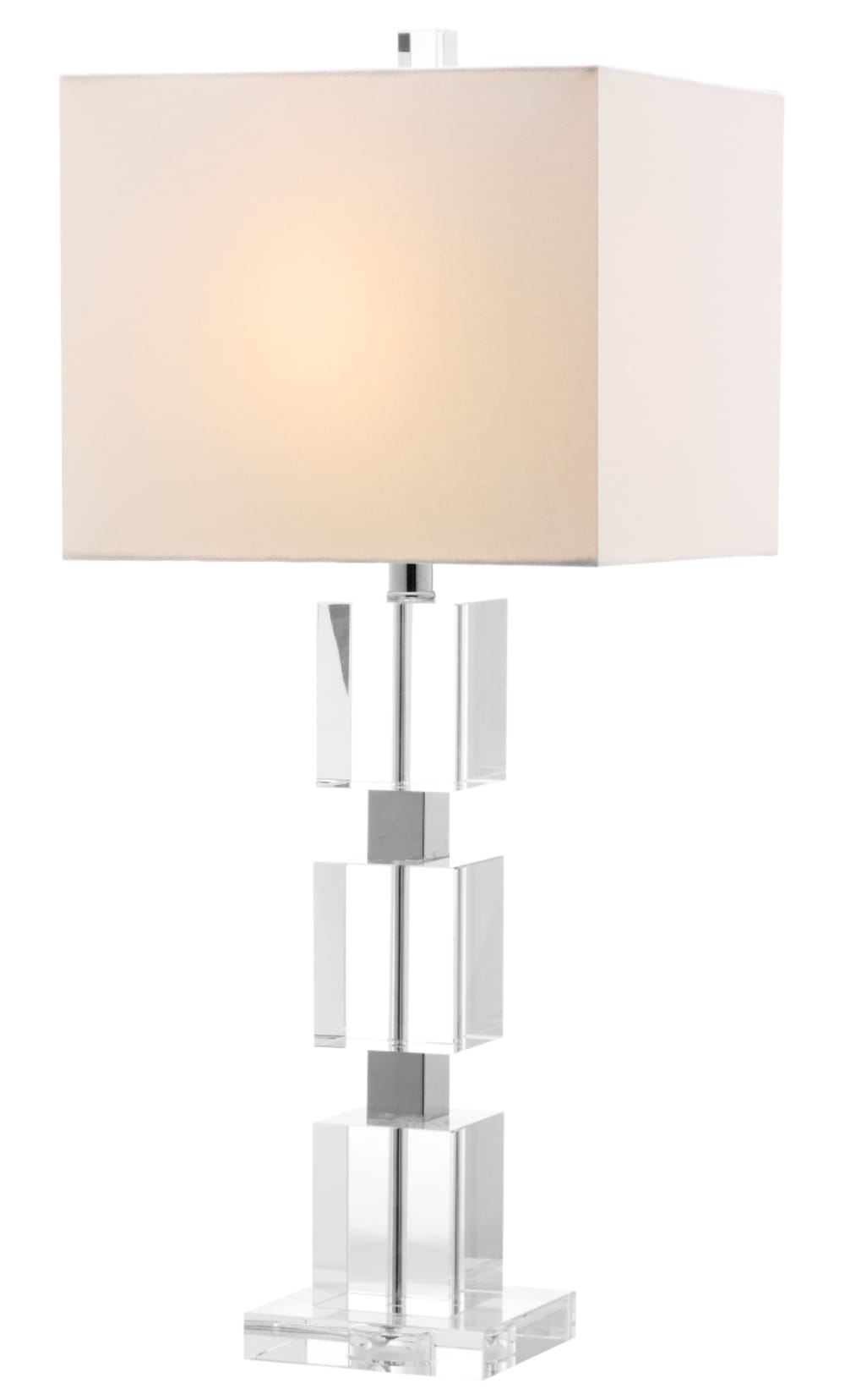 Lampe de table en verre, transparent