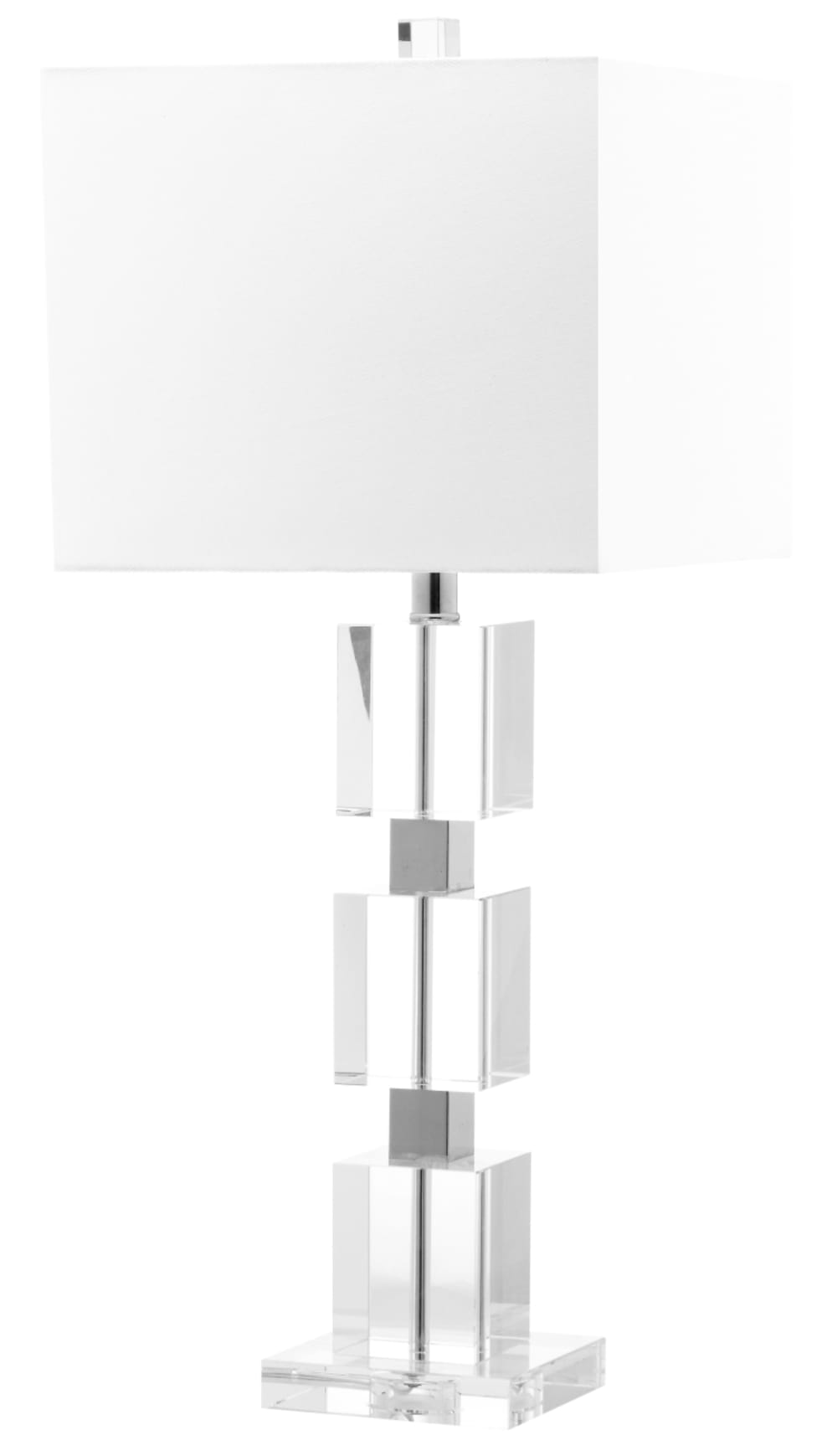 Lampe de table en verre, transparent — vue 3
