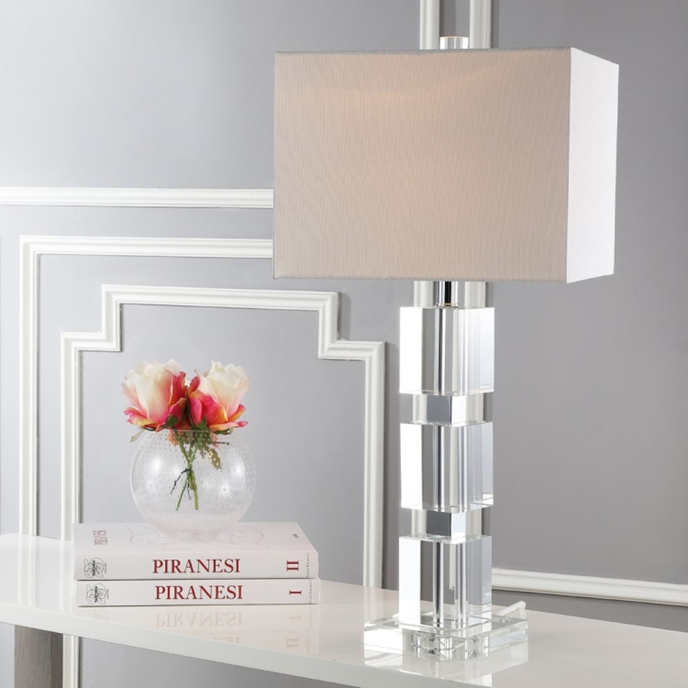 Lampe de table en verre, transparent — vue 4