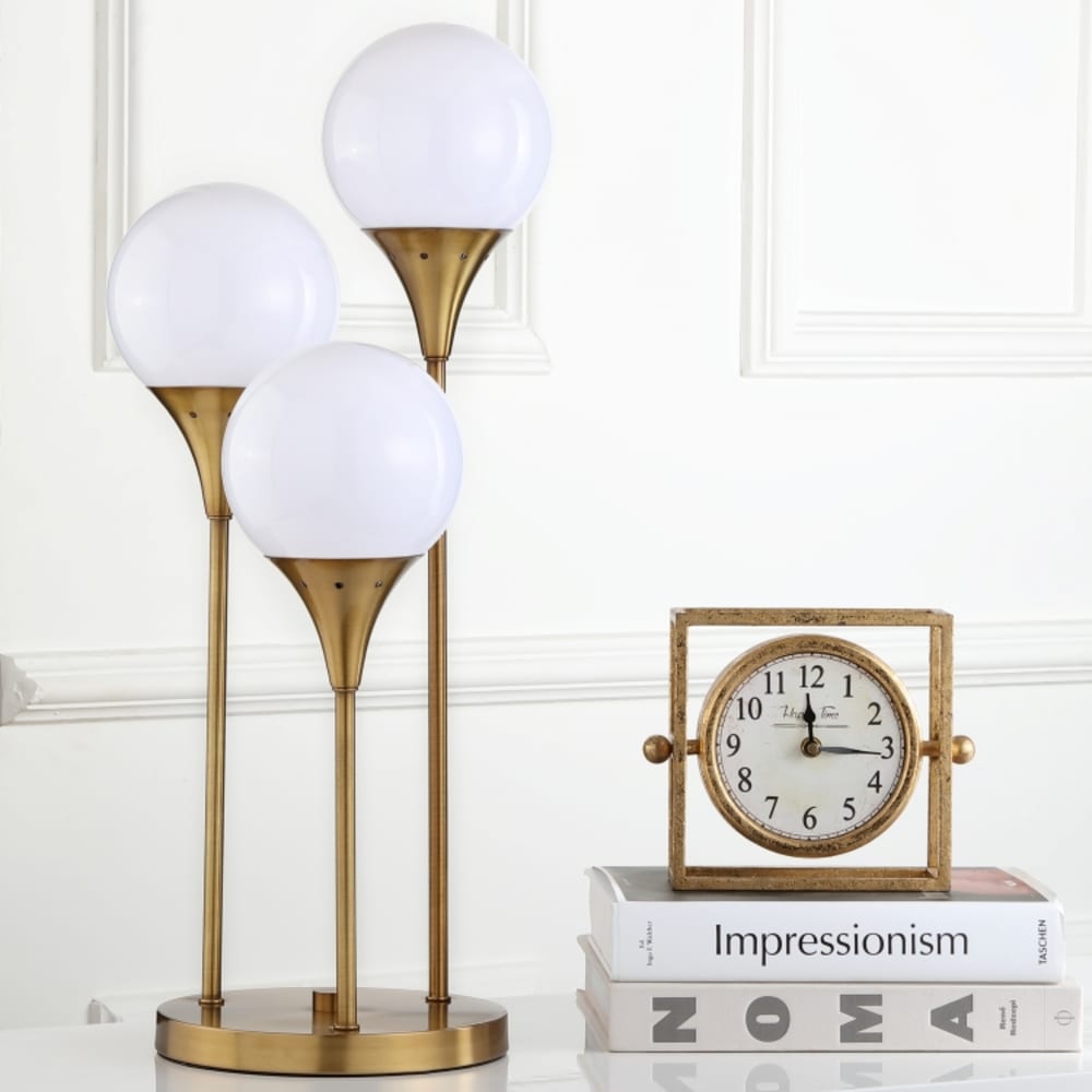 Tischlamp aus Metall, Messinggold - Maisons Du Monde