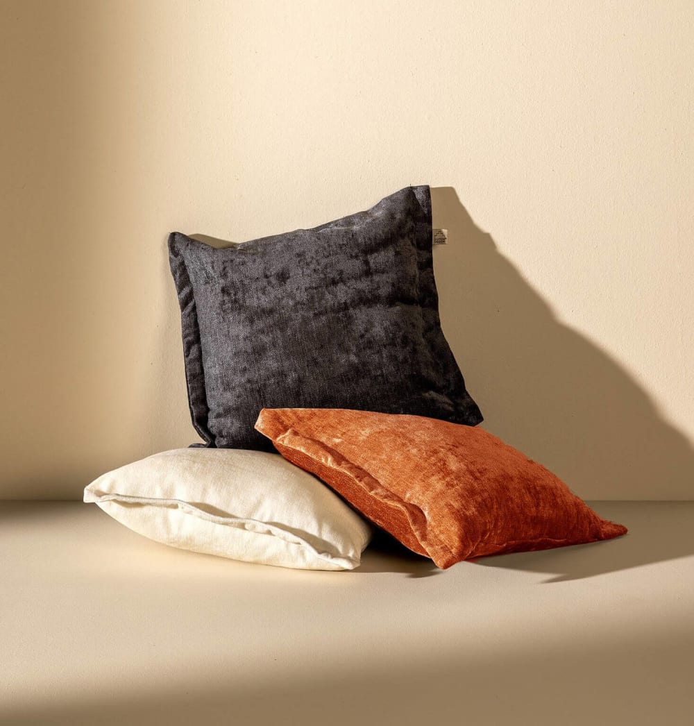 Housse de coussin orange 45x45 cm - Maisons du Monde