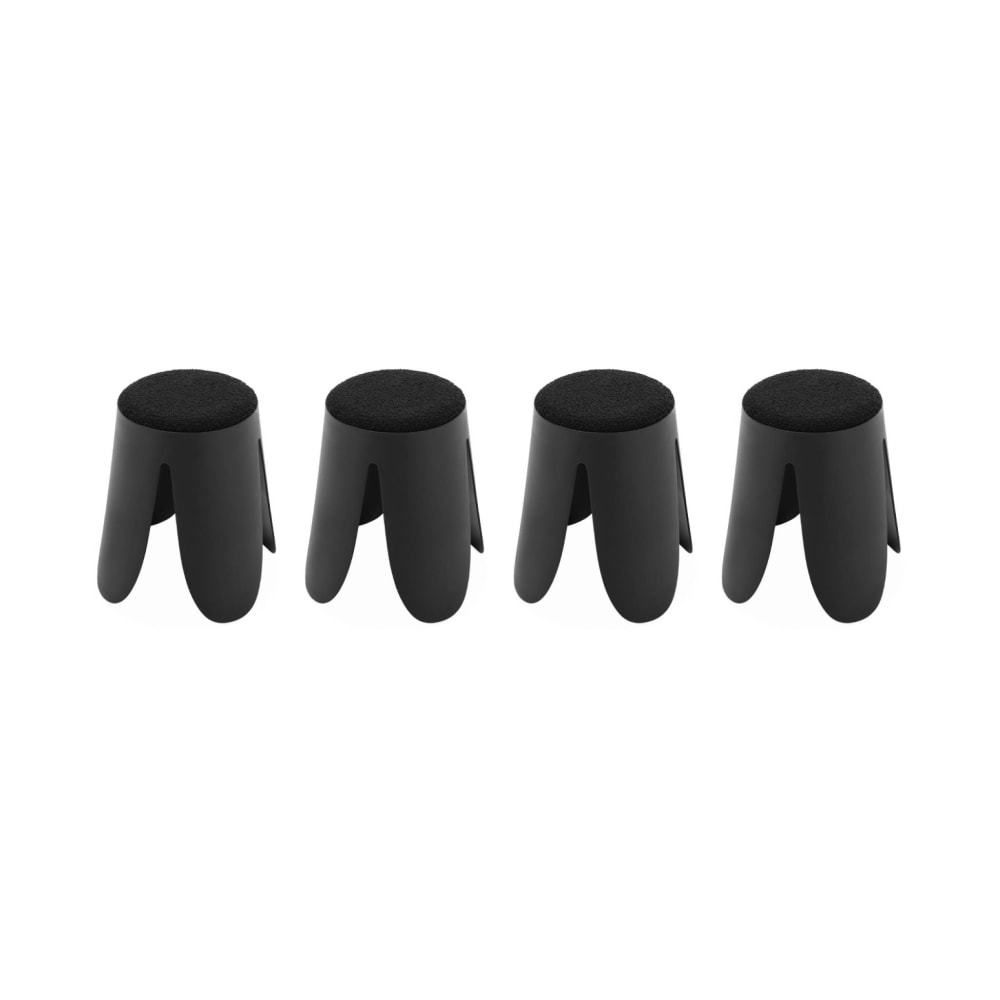 set de 4 tabourets empilables