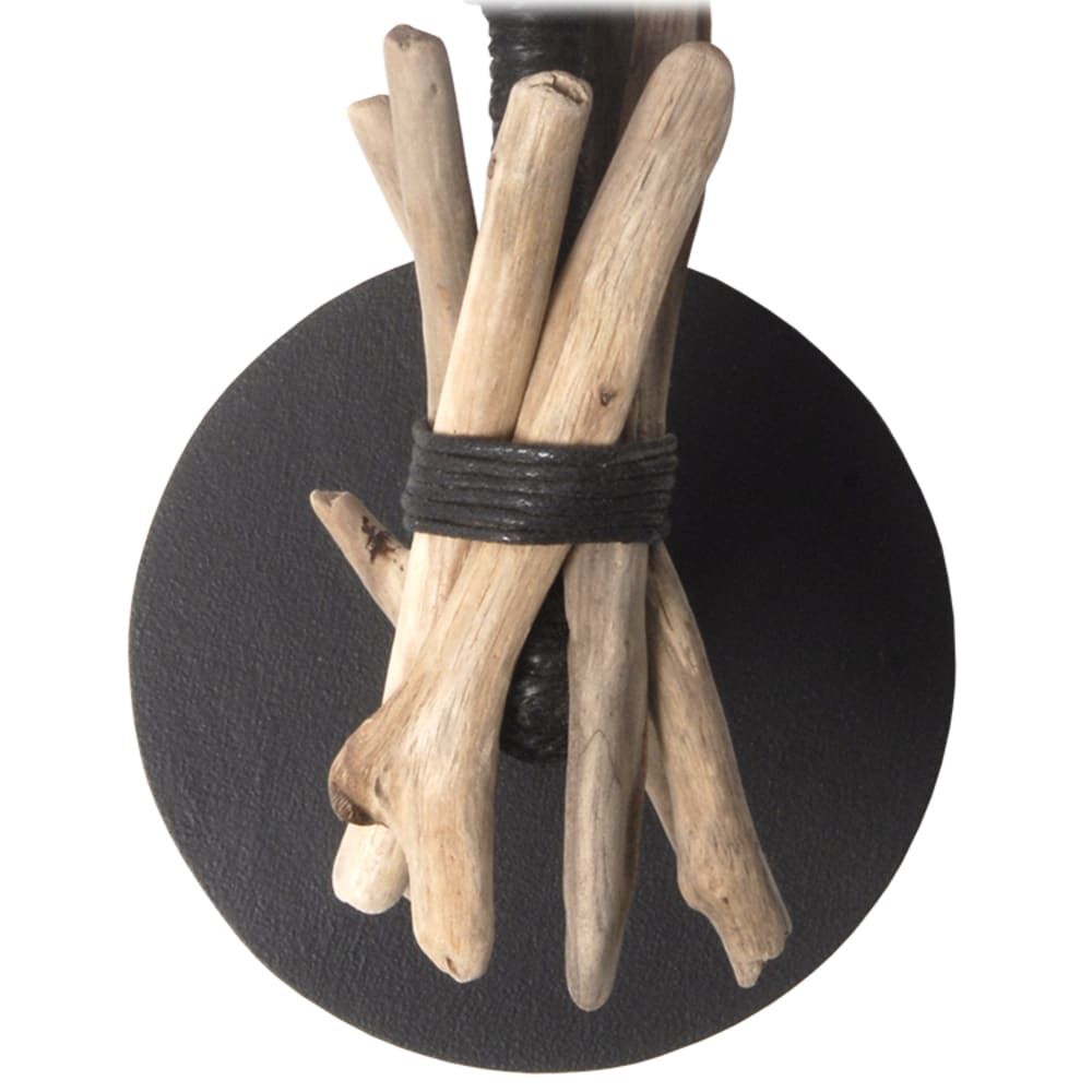 Applique murale en bois recyclé noir - Maisons du Monde